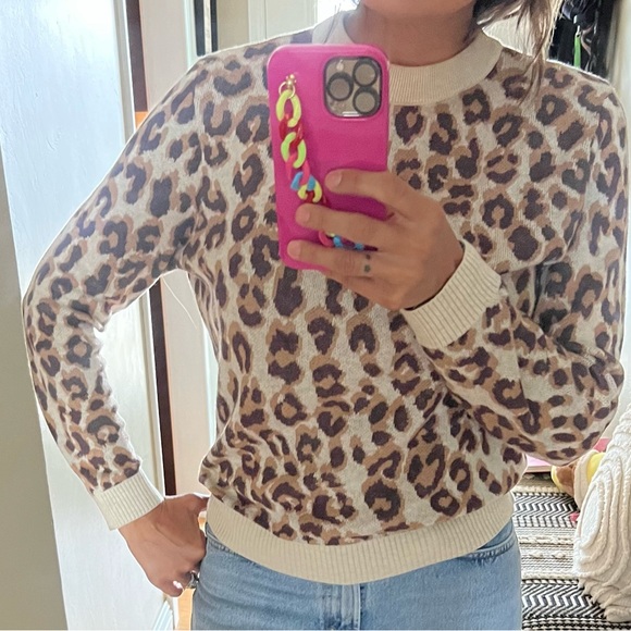 Cheetah print sweater - Picture 2 of 2